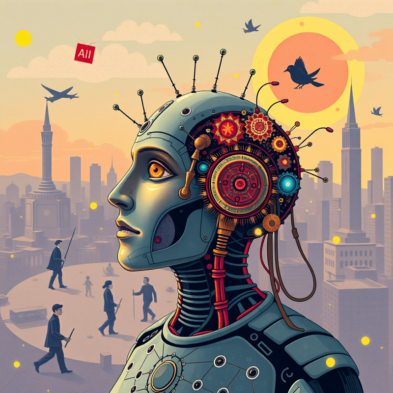 Kreativitas vs Algoritma: Bagaimana AI Menyentuh Dunia Seni dan Budaya